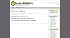 Desktop Screenshot of funduro.cz