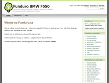 Tablet Screenshot of funduro.cz